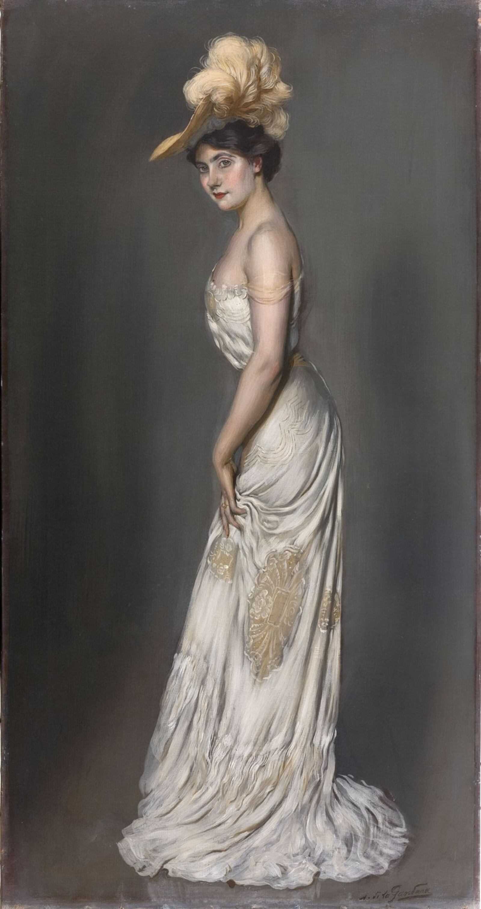 The Parisian Woman is featured in one of the galleries. Here, an oil painting entitled “Madame Rene Prejelan,” by Antonio de la Gandara. Credit: Petit Palais, Paris