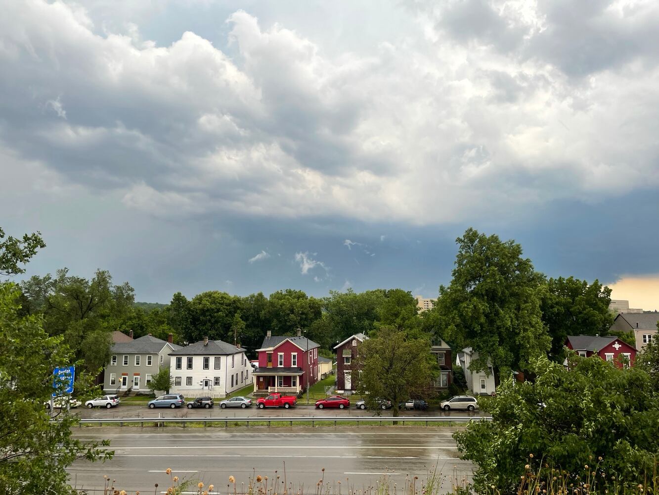 Storms move over Dayton