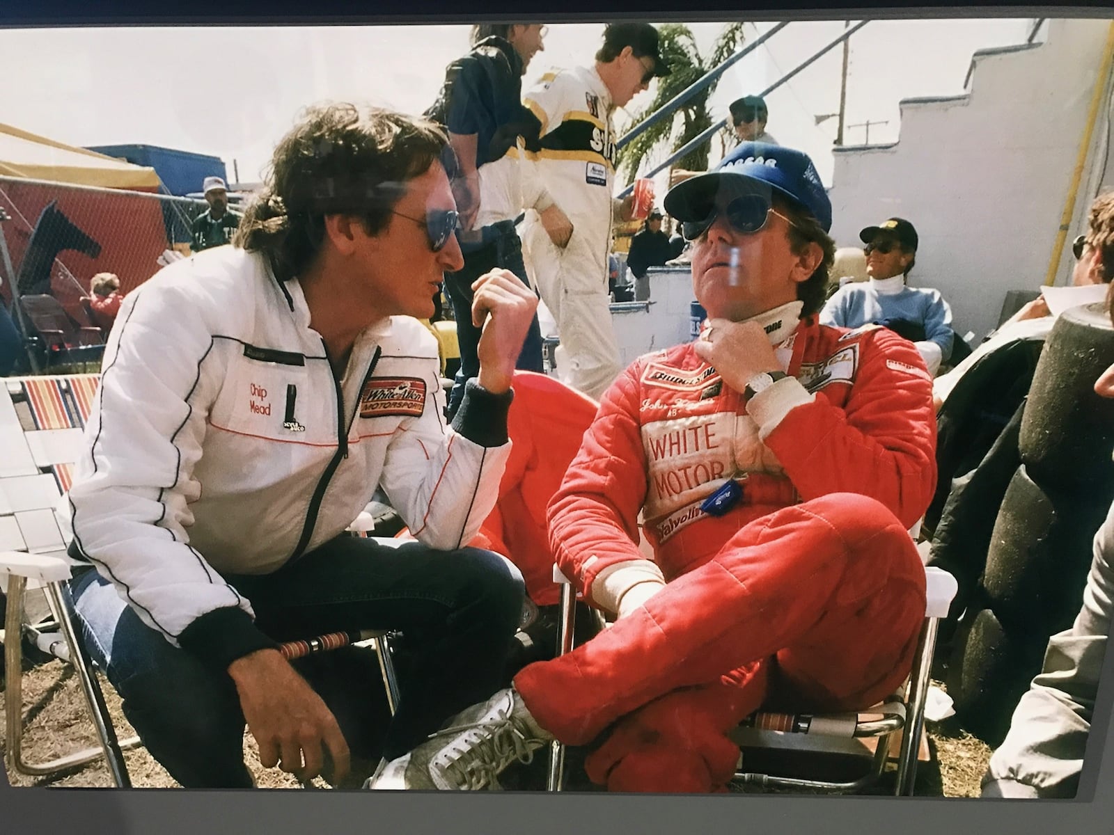 John Higgons (right) with his friend, the late Chip Mead, who was a successful sports car racer from  Dayton and introduced Higgins to the sport CONTRIBUTED