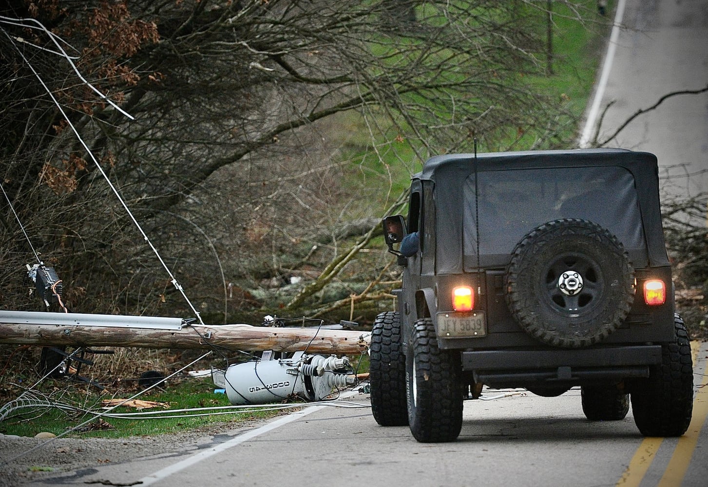 Tornado damage Miami county