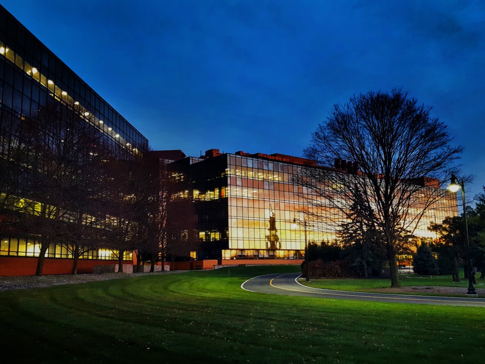 The University of Dayton's Daniel J. Curran Place is located in the former NCR headquarters.  The building houses the University of Dayton Research Institute and other UD programs.