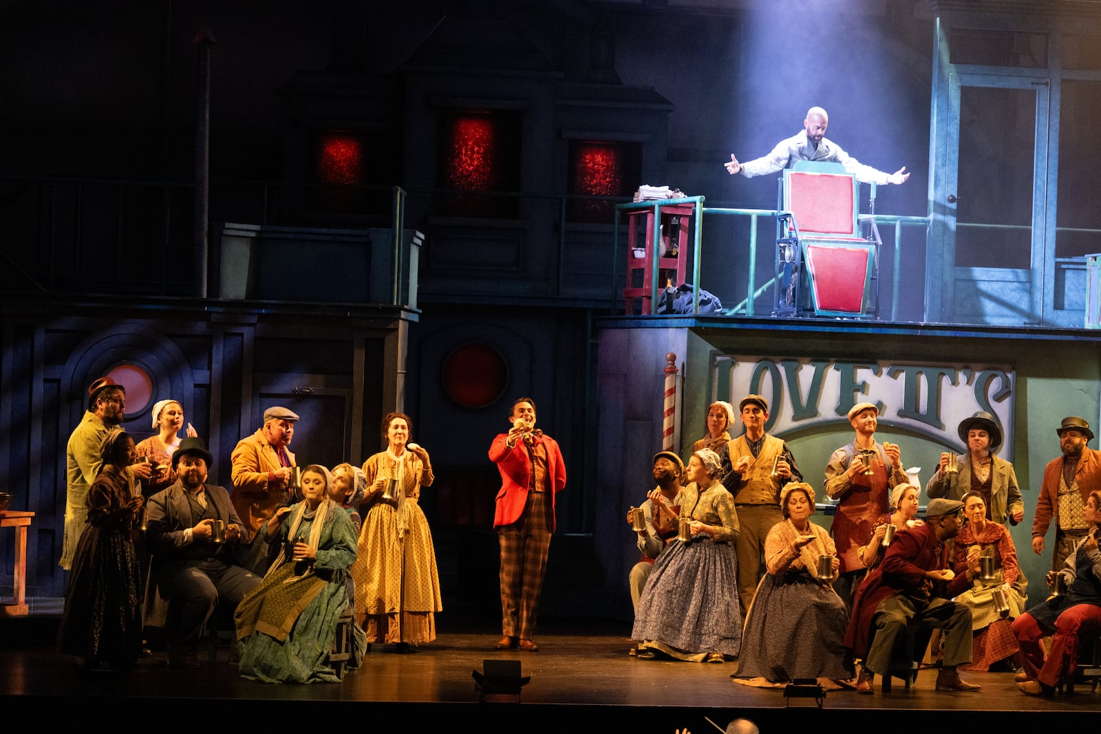 The cast of Dayton Opera's production of "Sweeney Todd." PHOTO BY SCOTT ROBBINS / DAYTON PERFORMING ARTS ALLIANCE