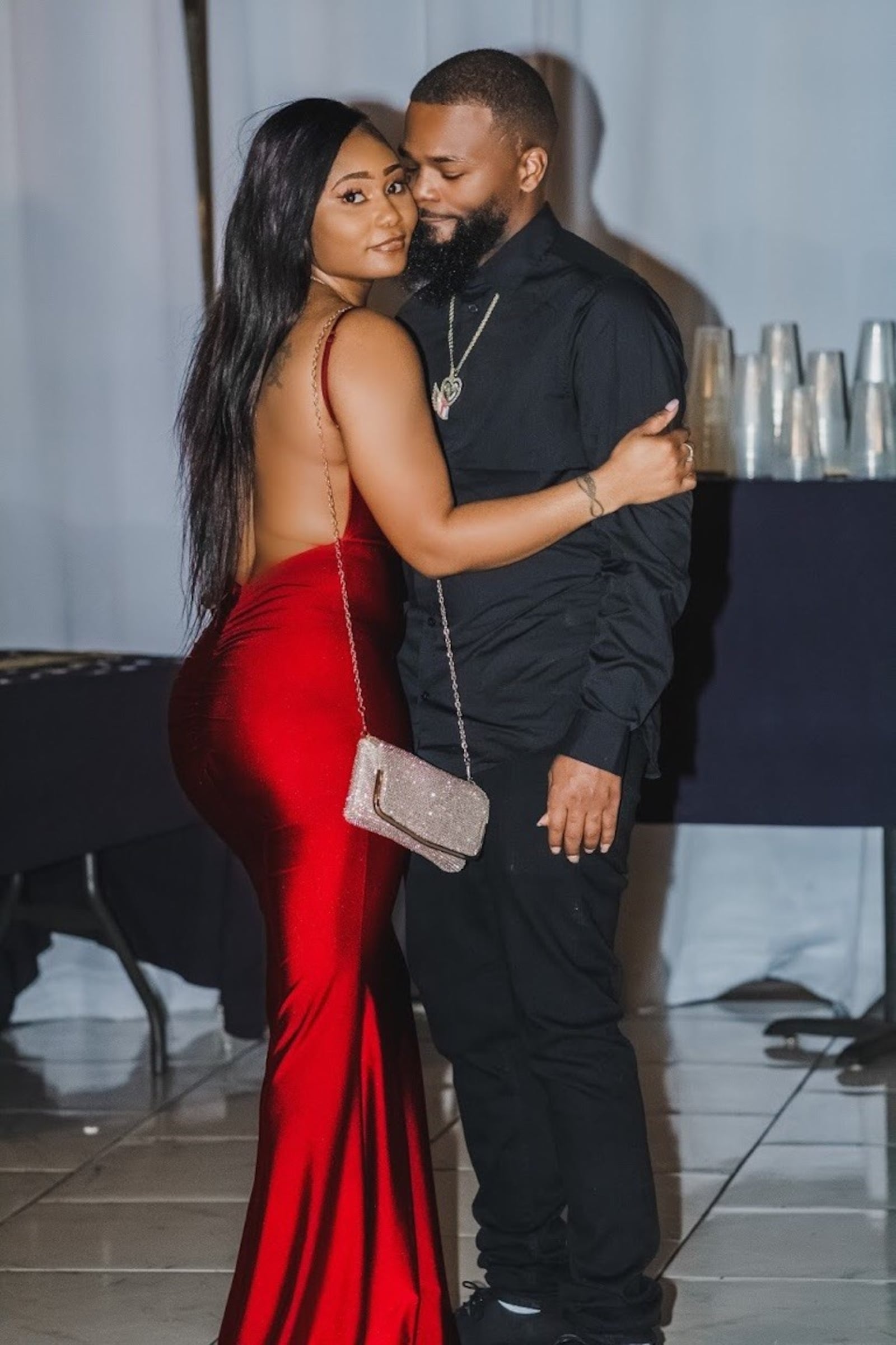 Jeff Camp and his wife Tempestt at her 30th birthday party this past March. CONTRIBUTED