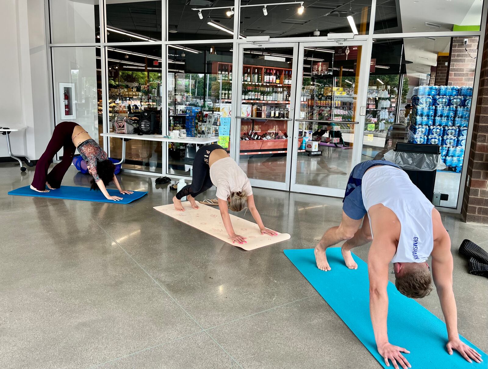 Gem City Market offers Self-Care Saturday Yoga as part of the market's mission to promote health and wellness. CONTRIBUTED