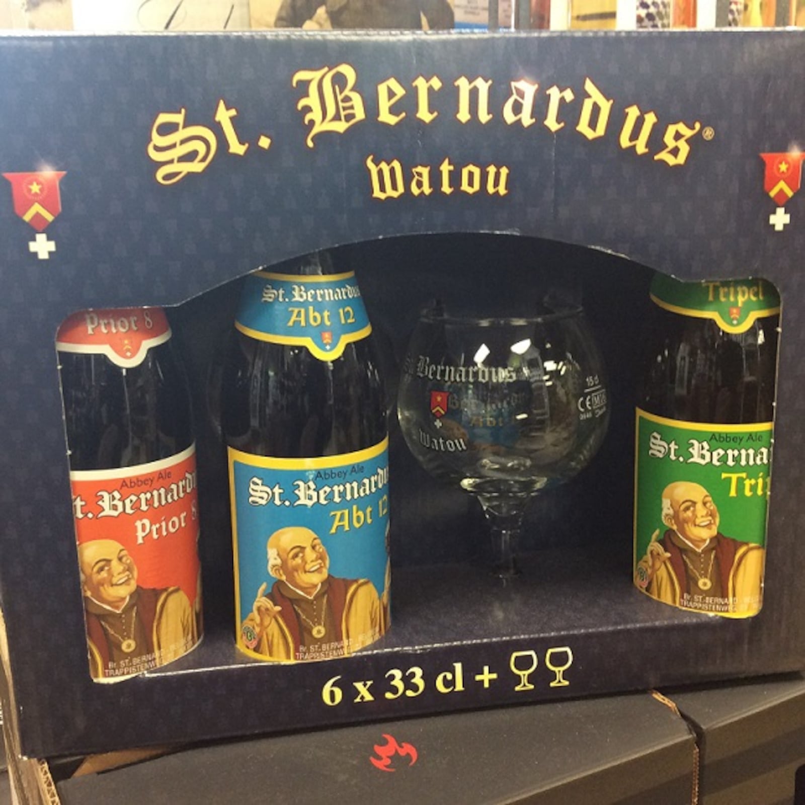 St. Bernardus Belgian beer gift pack, $39.99. MARK FISHER/STAFF