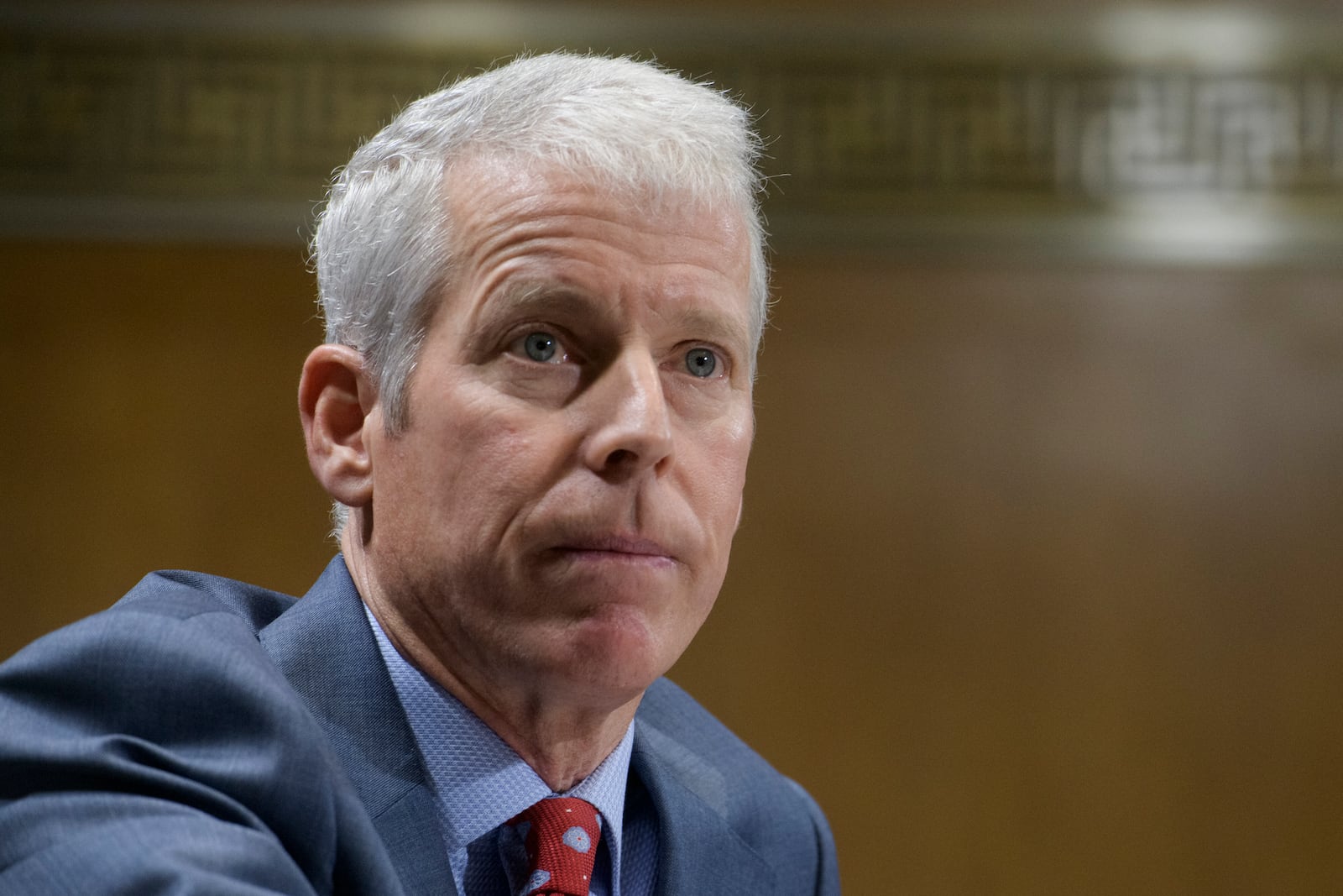 Chris Wright, President-elect Donald Trump's nominee to be Secretary of Energy, testifies during a Senate Committee on Energy and Natural Resources hearing for his pending confirmation, on Capitol Hill, Wednesday, Jan. 15, 2025, in Washington. (AP Photo/Rod Lamkey, Jr.)