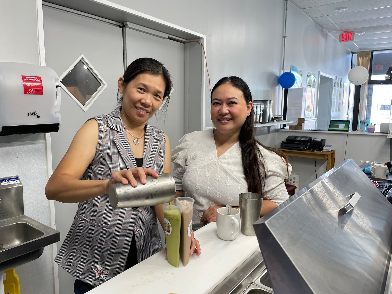 Duo Bubble Tea is located at 6122 Chambersburg Road in Huber Heights. Pictured (left to right) is Owner Pimkul Tintong and her sister, Warisa Brown. NATALIE JONES/STAFF