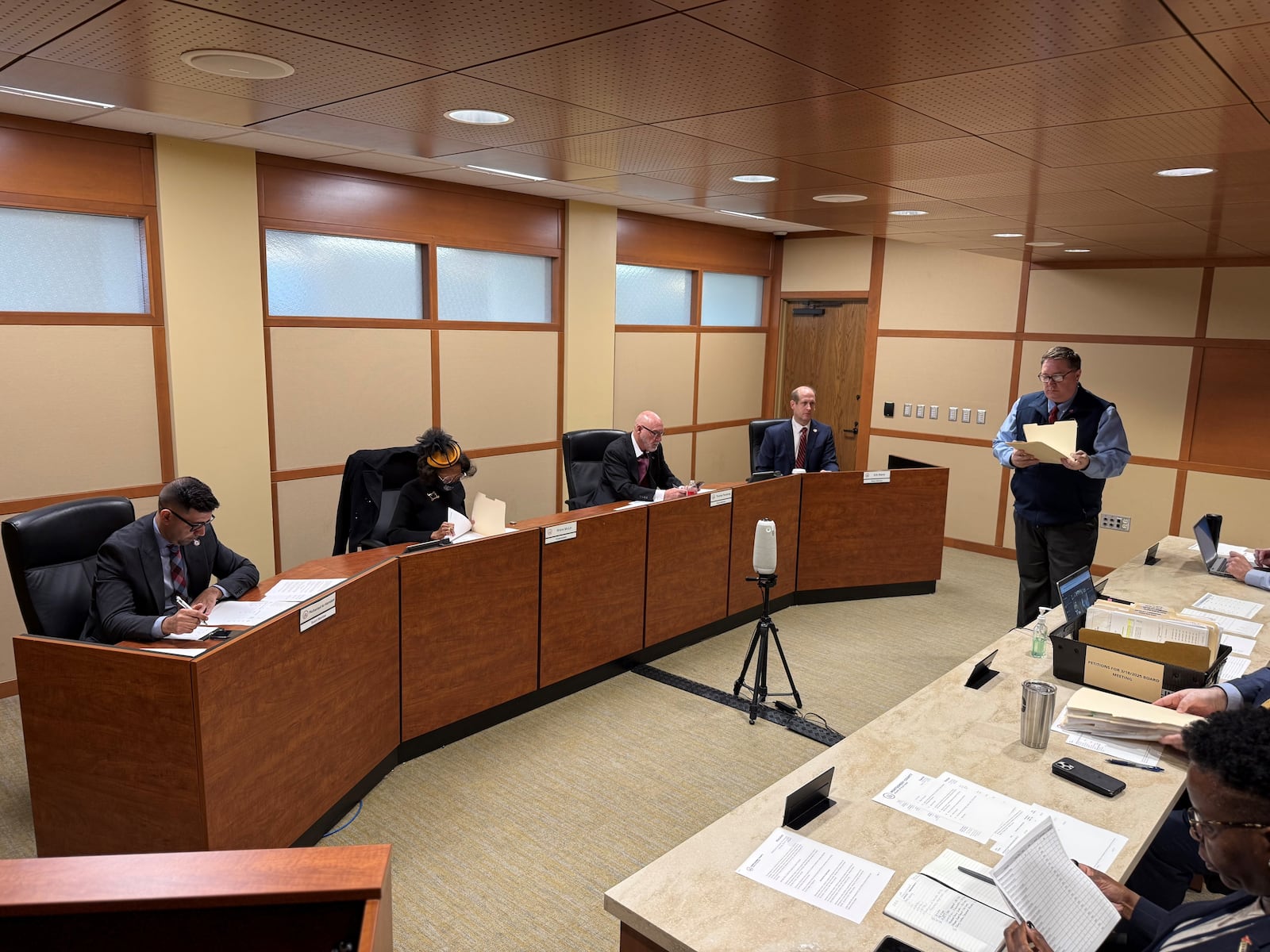 Montgomery County Board of Elections met on Tuesday, March 18, 2025. CORNELIUS FROLIK / STAFF