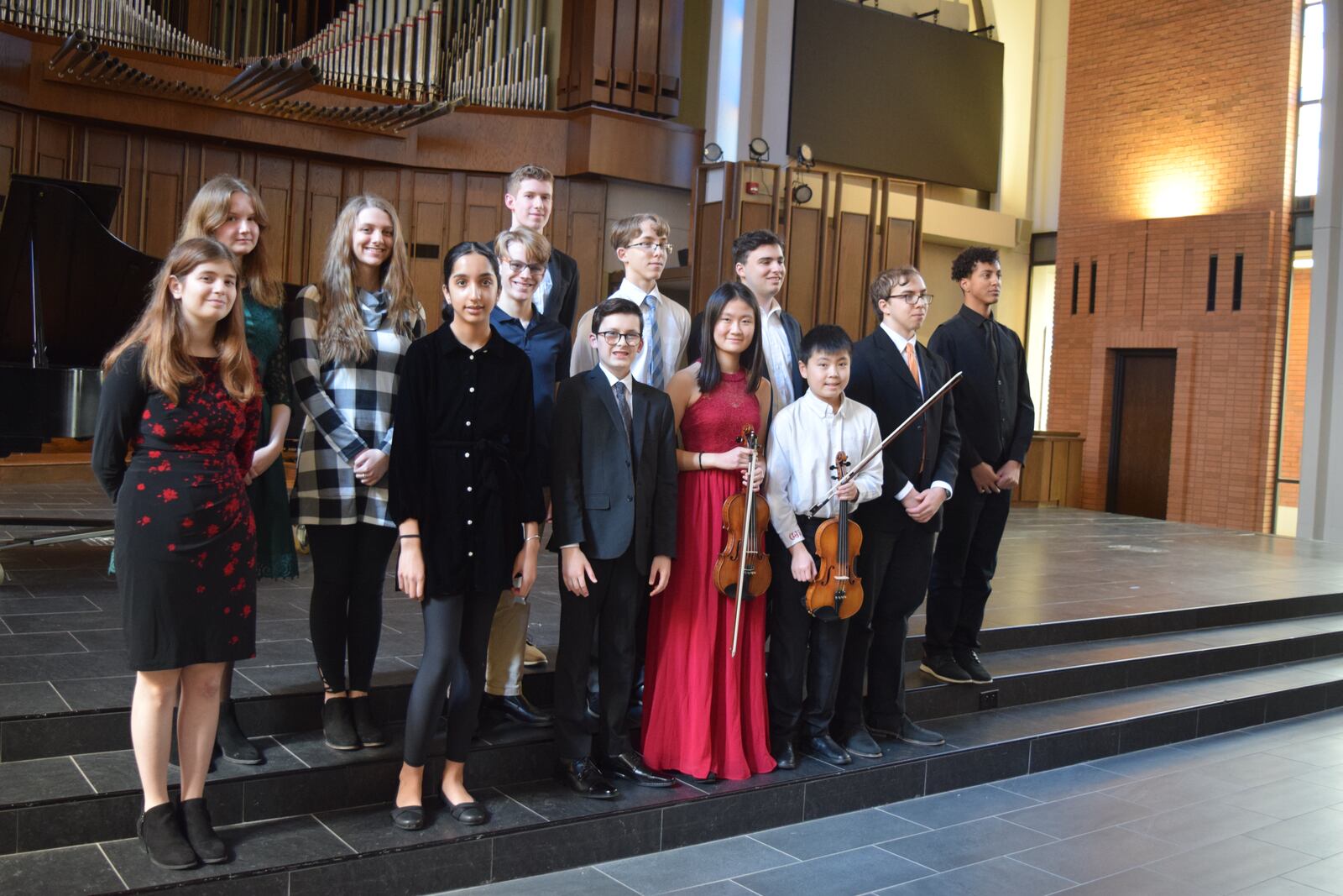 Dayton Music Club honors the recipients of its Youth Scholarship Awards with its annual Scholarship Benefit Recital at Epiphany Lutheran Church in Centerville on Sunday.