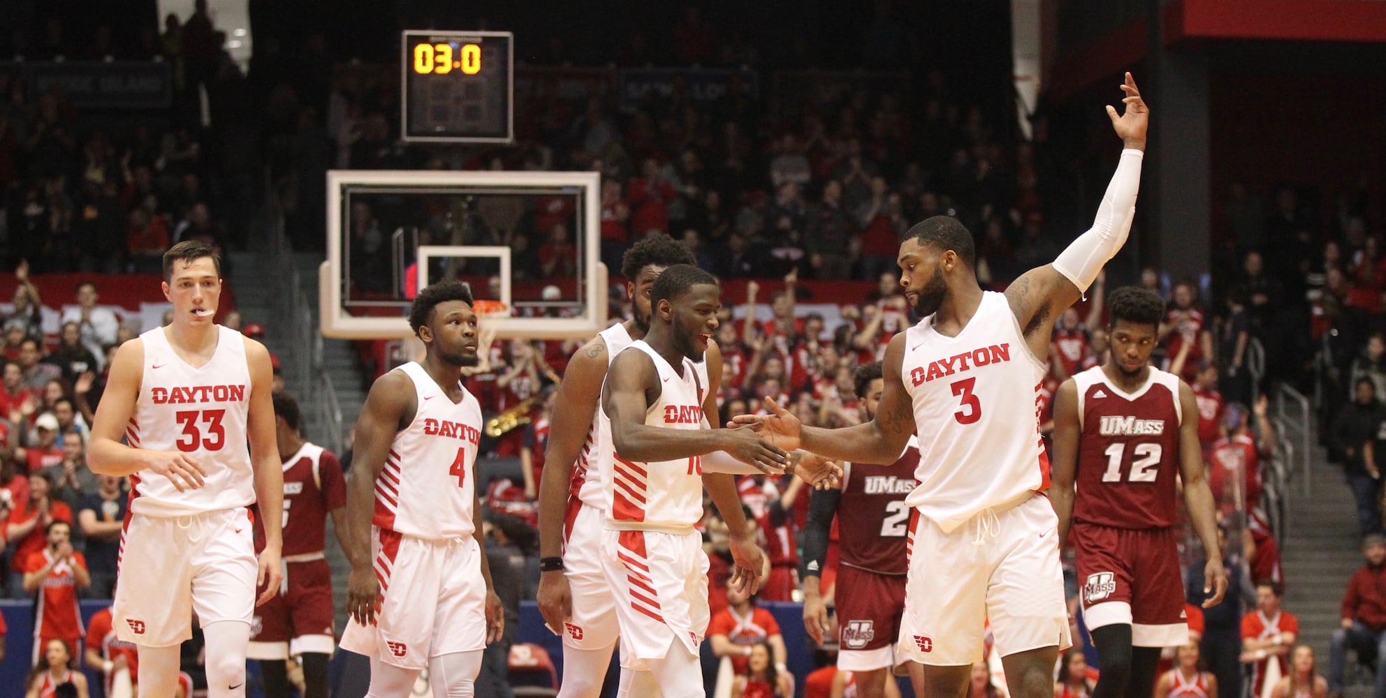 Twenty photos: Dayton Flyers beat UMass