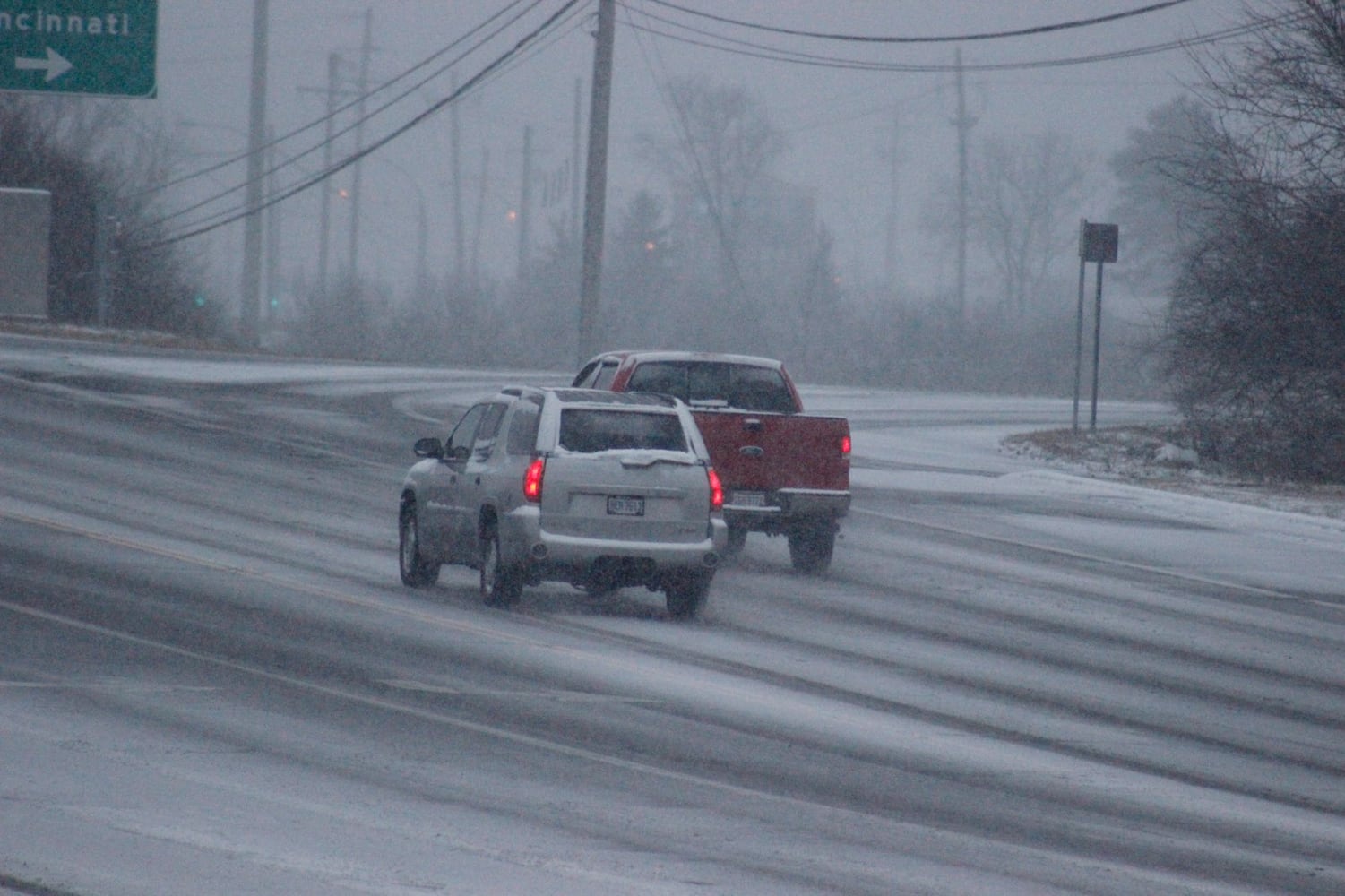 PHOTOS: Snowstorm covers region Saturday