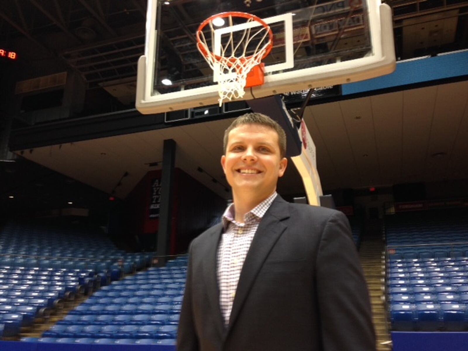 The most passionate college basketball fans in America helped capture the NCAA’s First Four tournament games through 2018, said Matt Farrell, a member of the Local Organization Committee overseeing local First Four events. THOMAS GNAU / STAFF