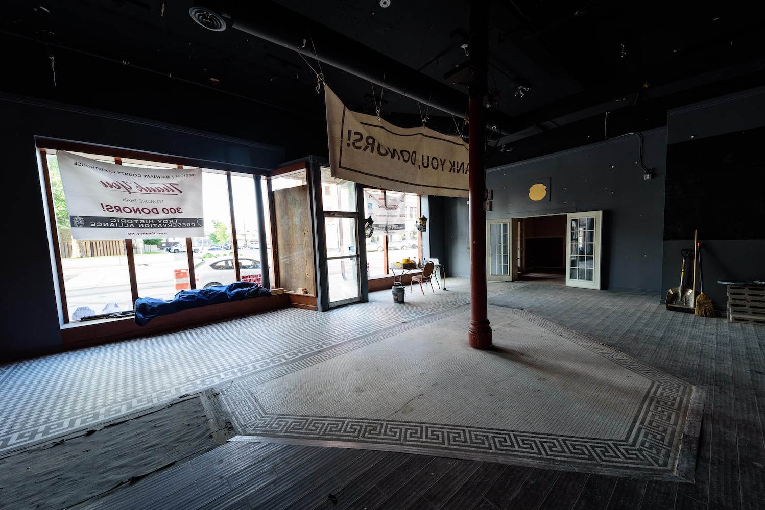 PHOTOS: Stabilization complete on Troy's IOOF Building/Old Miami County Courthouse