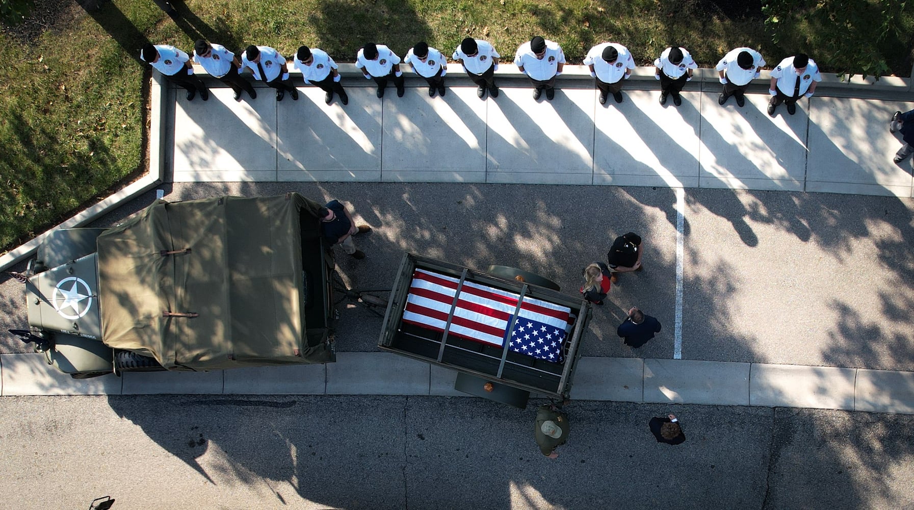 James "Pee Wee" memorial service at Dayton National Cemetery