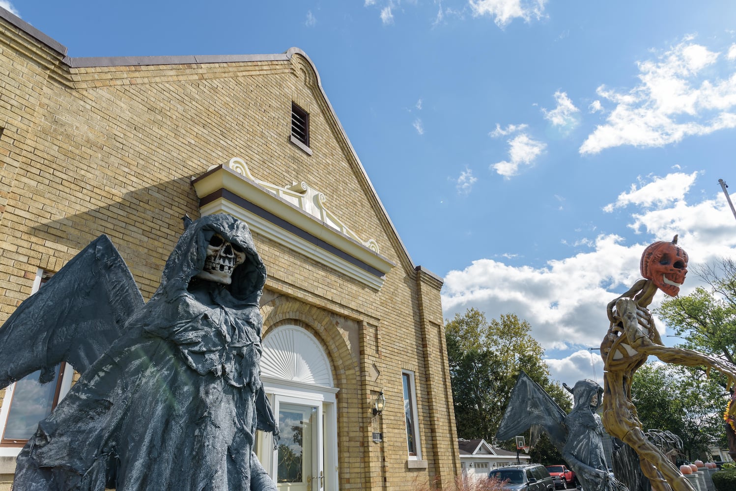 PHOTOS: Larger than life Halloween decorations in downtown Fairborn