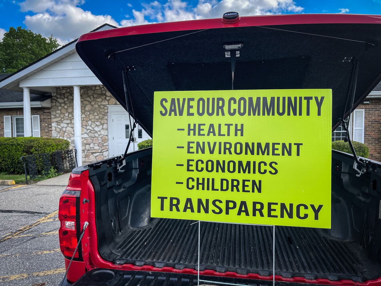 PHOTOS: Residents protest biodigester decision