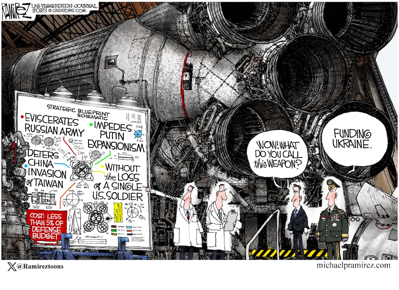 CARTOONS: Michael Ramirez, Oct. 24, 2023