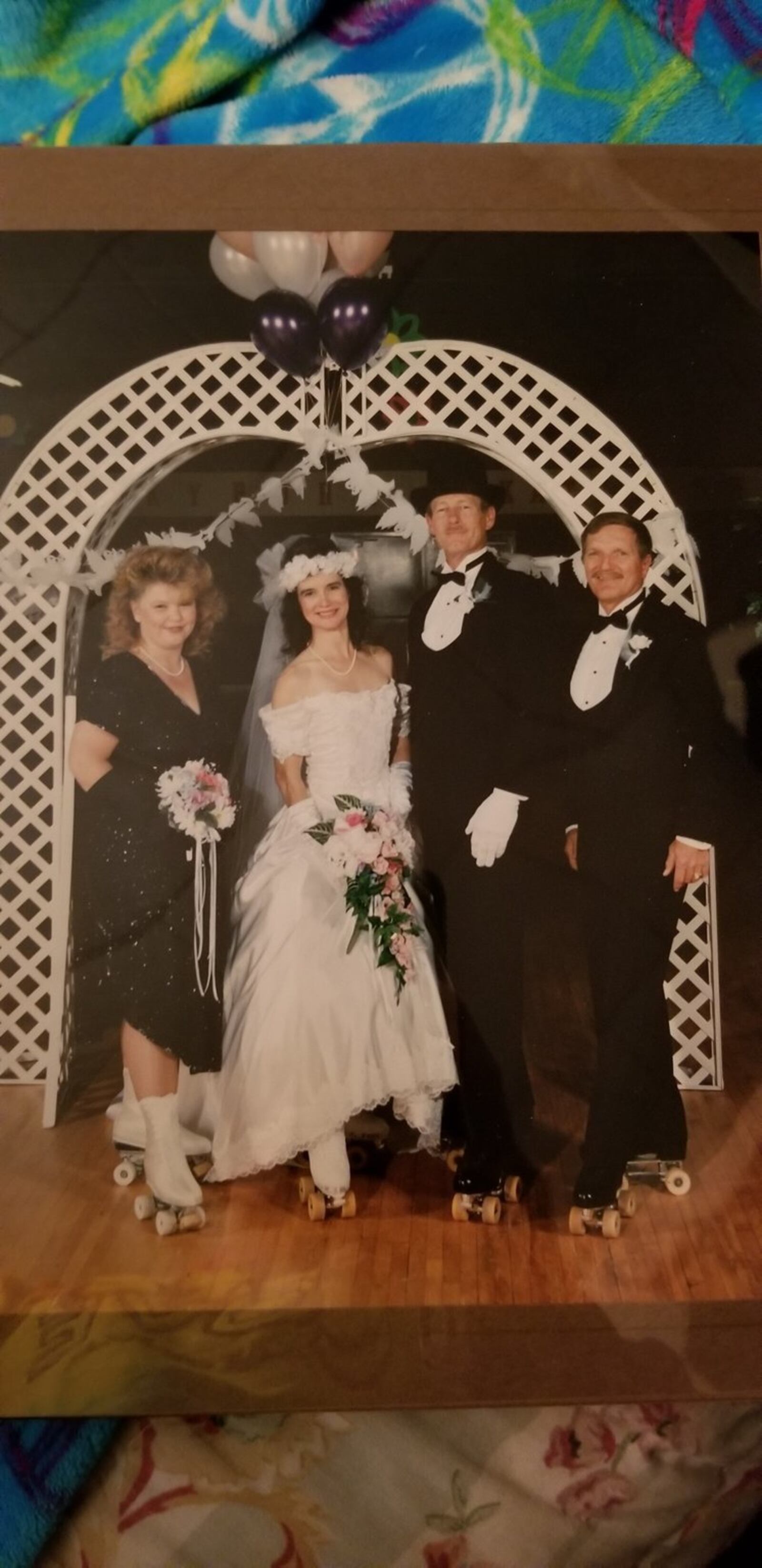 Betty and Bill Danks got married in the Skyborn Skateland in 1994. CONTRIBUTED