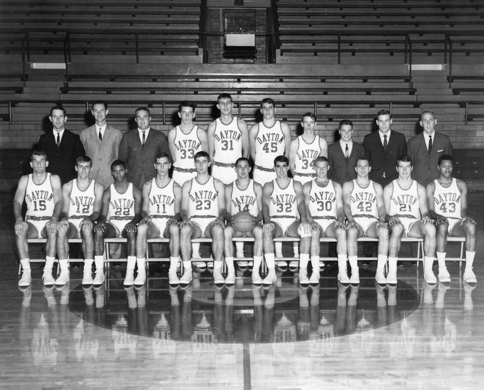 The 1967 University of Dayton men’s basketball team. PHOTO COURTESY OF UD