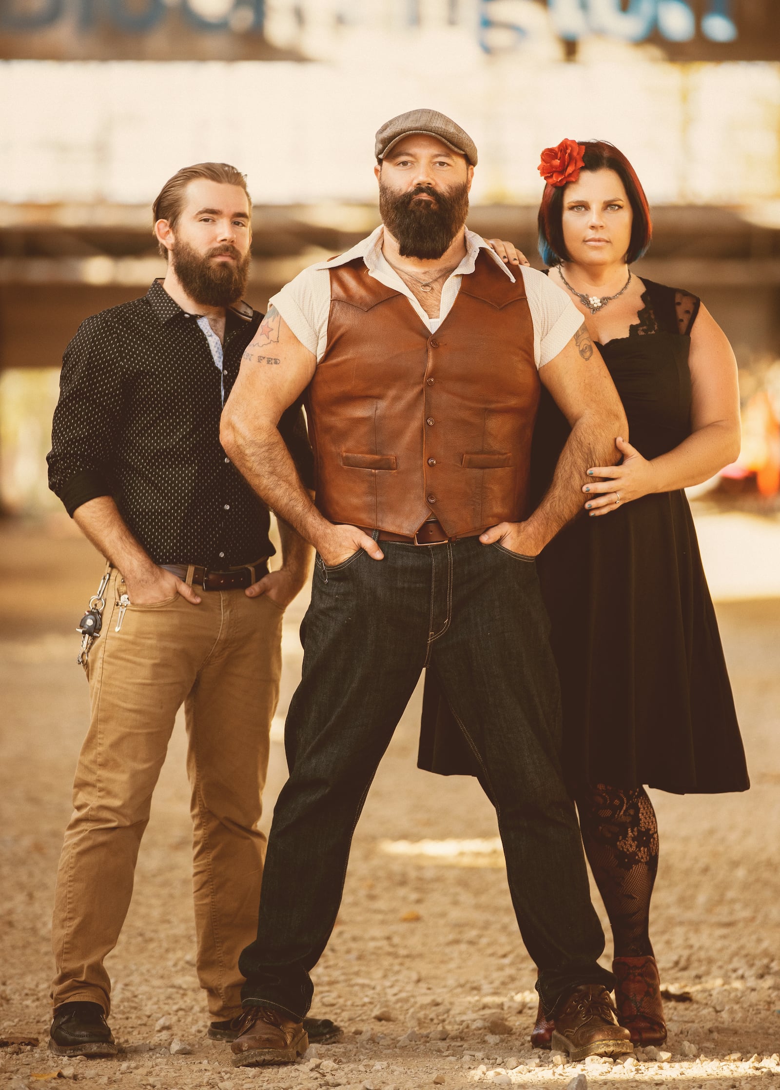 Indiana-based country blues act Reverend Peyton Big Damn Band, (left to right) Max Senteney, Reverend Peyton and Breezy, opens an eclectic summer concert season at Levitt Pavilion in Dayton on Thursday, June 1, before starting a European tour in mid-June.