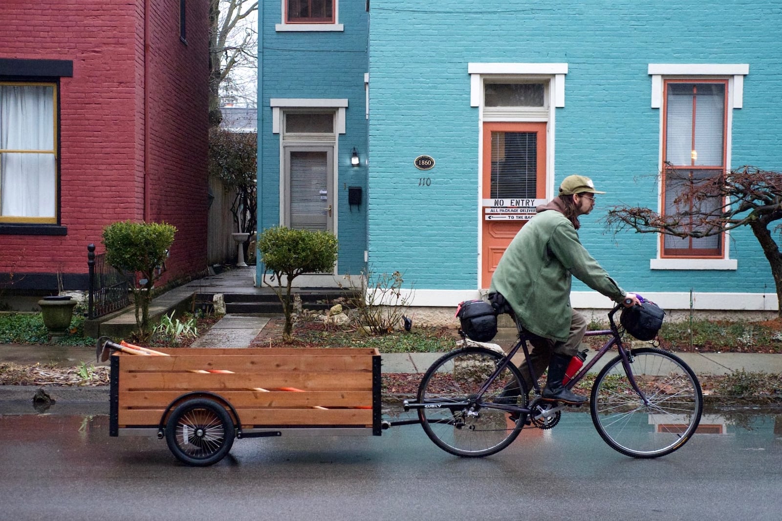 Bicycle-based garden maintenance is a new service offered by REGENERATE Garden Co. It is specifically designed for high-density Dayton neighborhoods like the Oregon District, South Park, and St. Anne’s Hill.