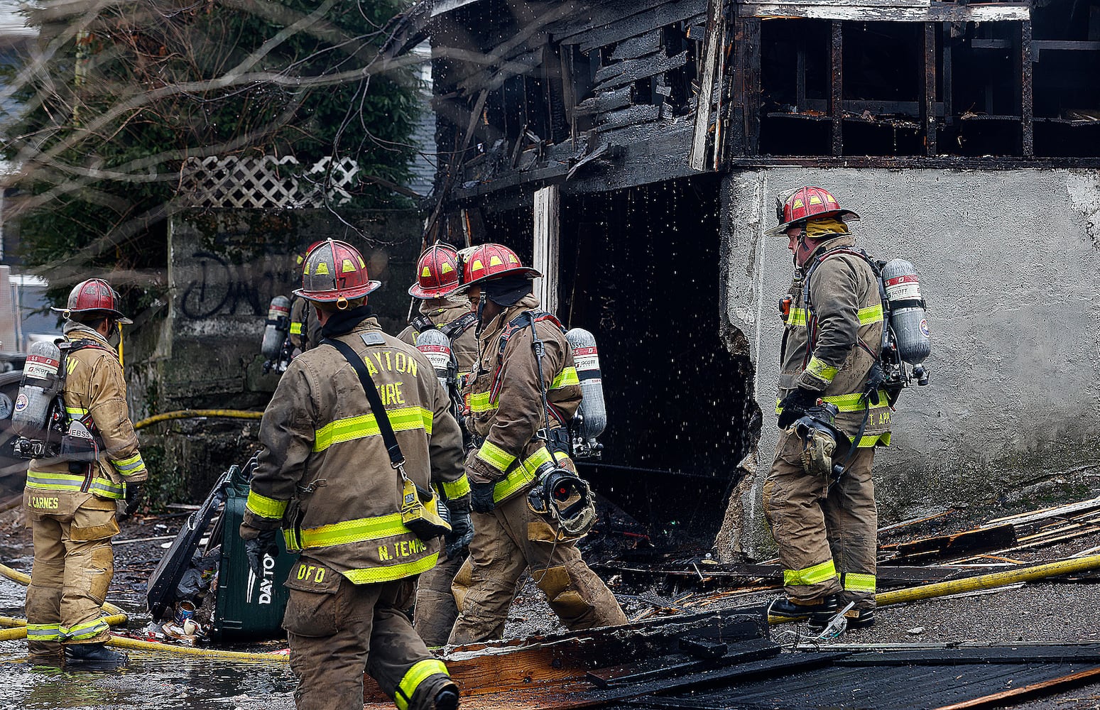 Garage Fire Glencoe Ave