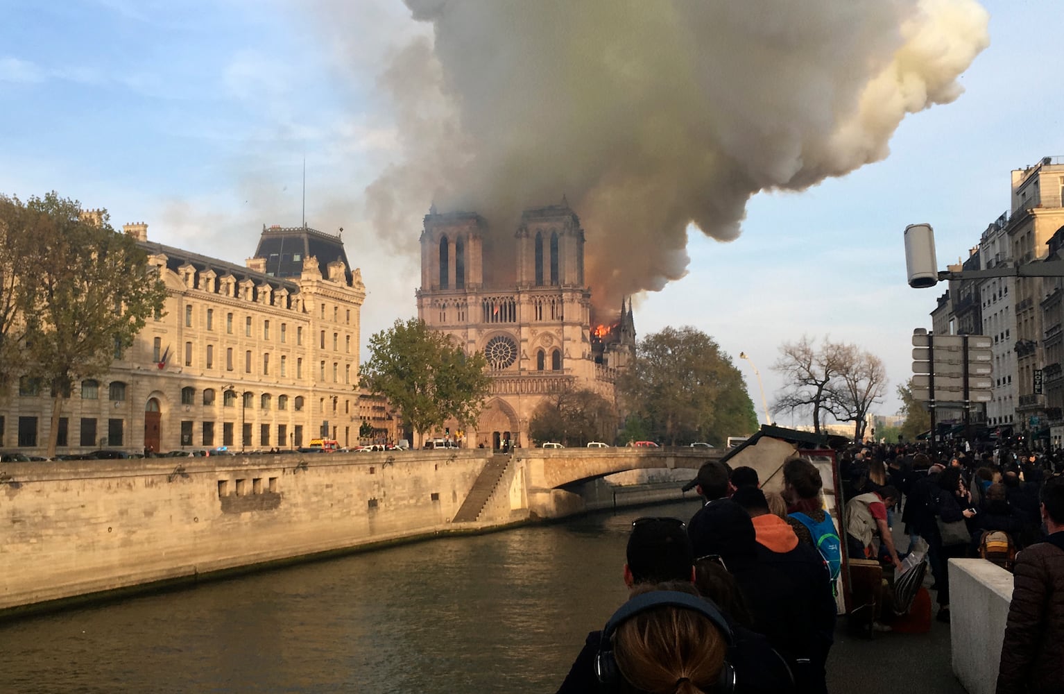 Photos: Paris’ Notre Dame Cathedral on fire