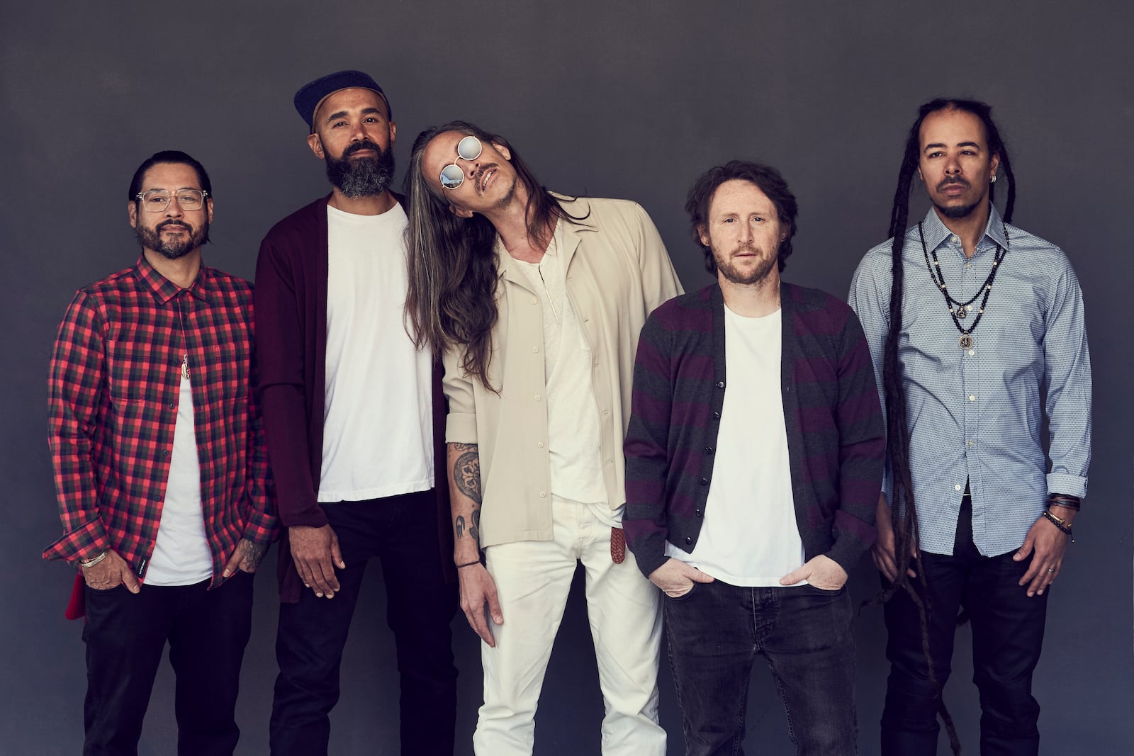 Multiplatinum-selling rockers Incubus, (left to right) José Pasillas, Ben Kenney, Brandon Boyd, Mike Einziger and Chris Kilmore, perform at Rose Music Center in Huber Heights on Sunday, Sept. 5.