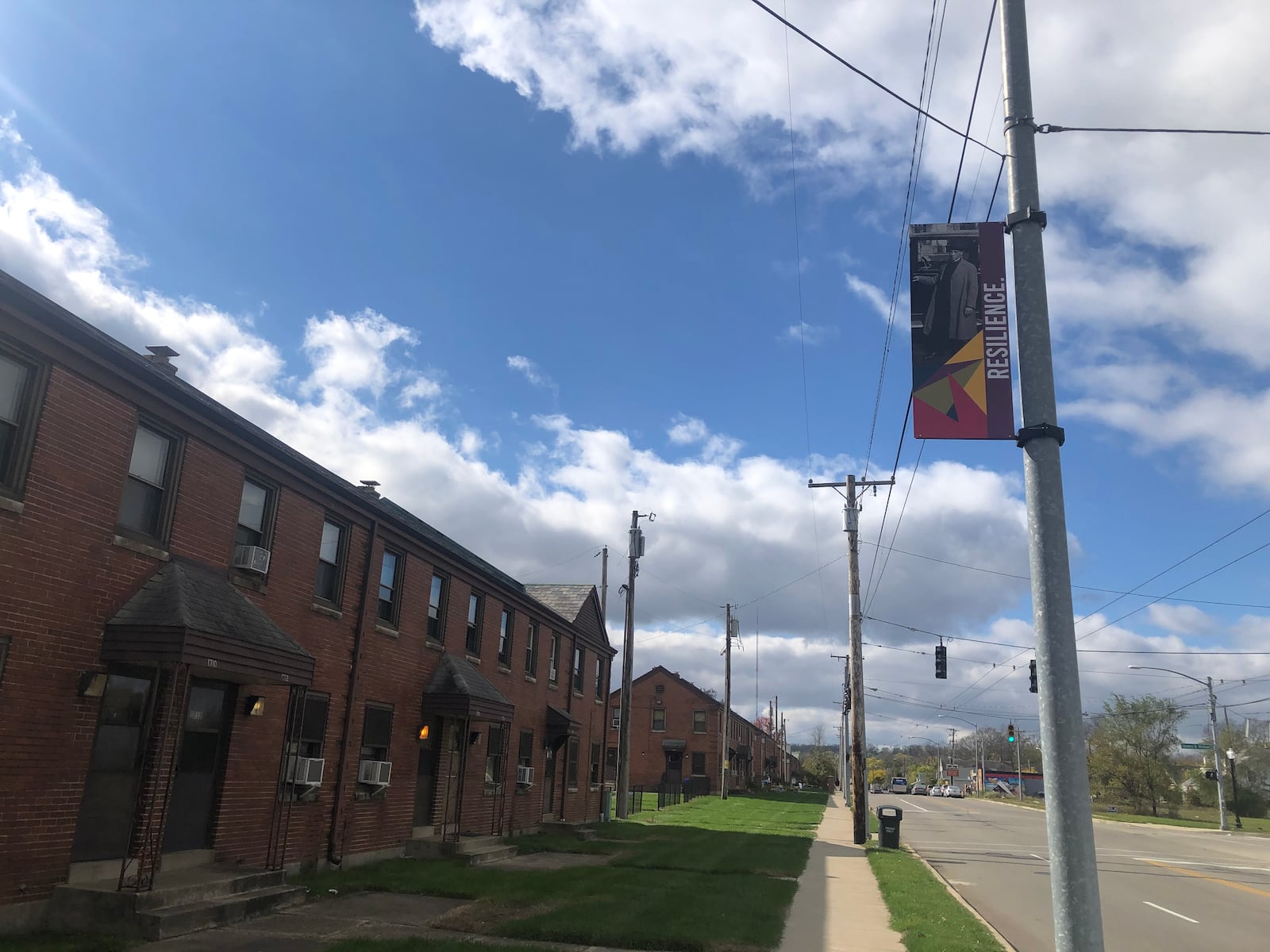 New banners recognizing and celebrating local residents and leaders have been installed along Germantown Street. CORNELIUS FROLIK / STAFF