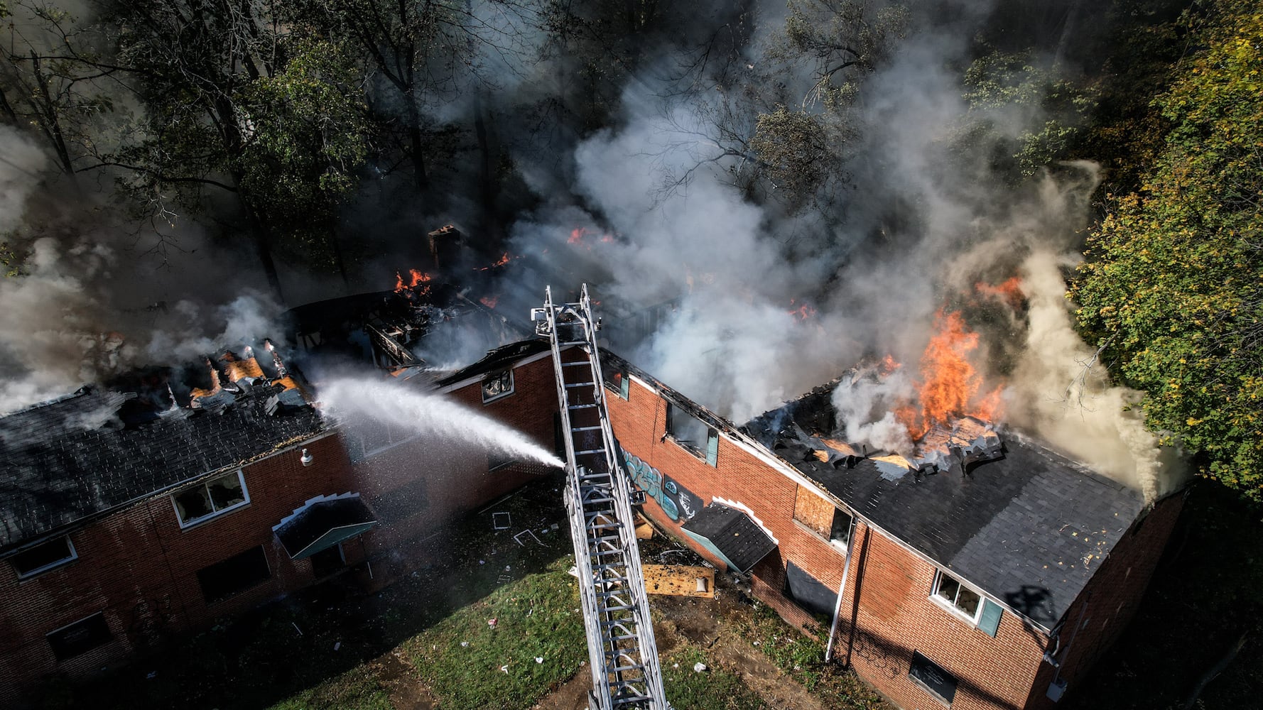 Riverside Drive fire