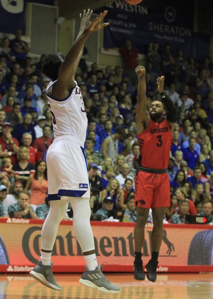 Photos: Dayton Flyers fall to Kansas in Maui Invitational