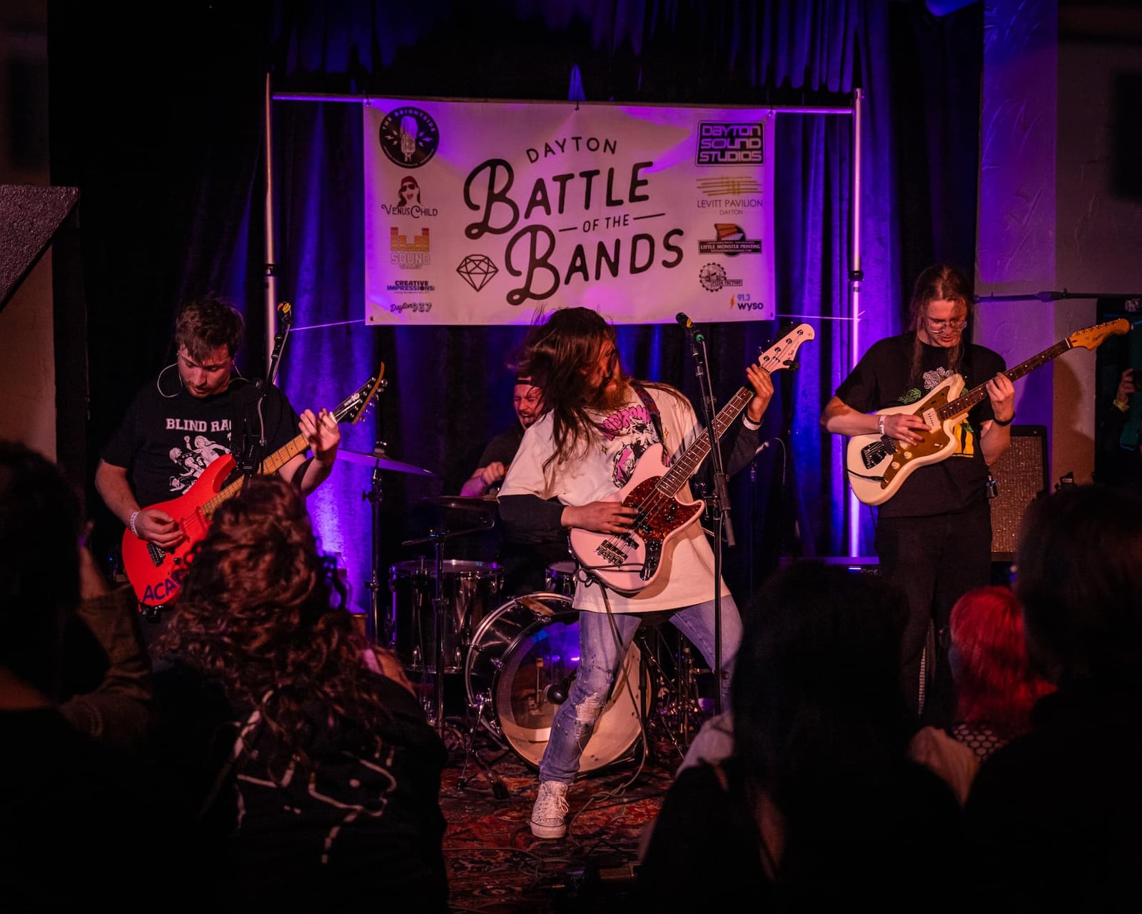 Hard rockers Sheller (pictured), progressive funk-rock act Freakquency and bluegrass band the Shady Pine are among the finalists in the 2024 Dayton Battle of the Bands at The Brightside in Dayton on Saturday.