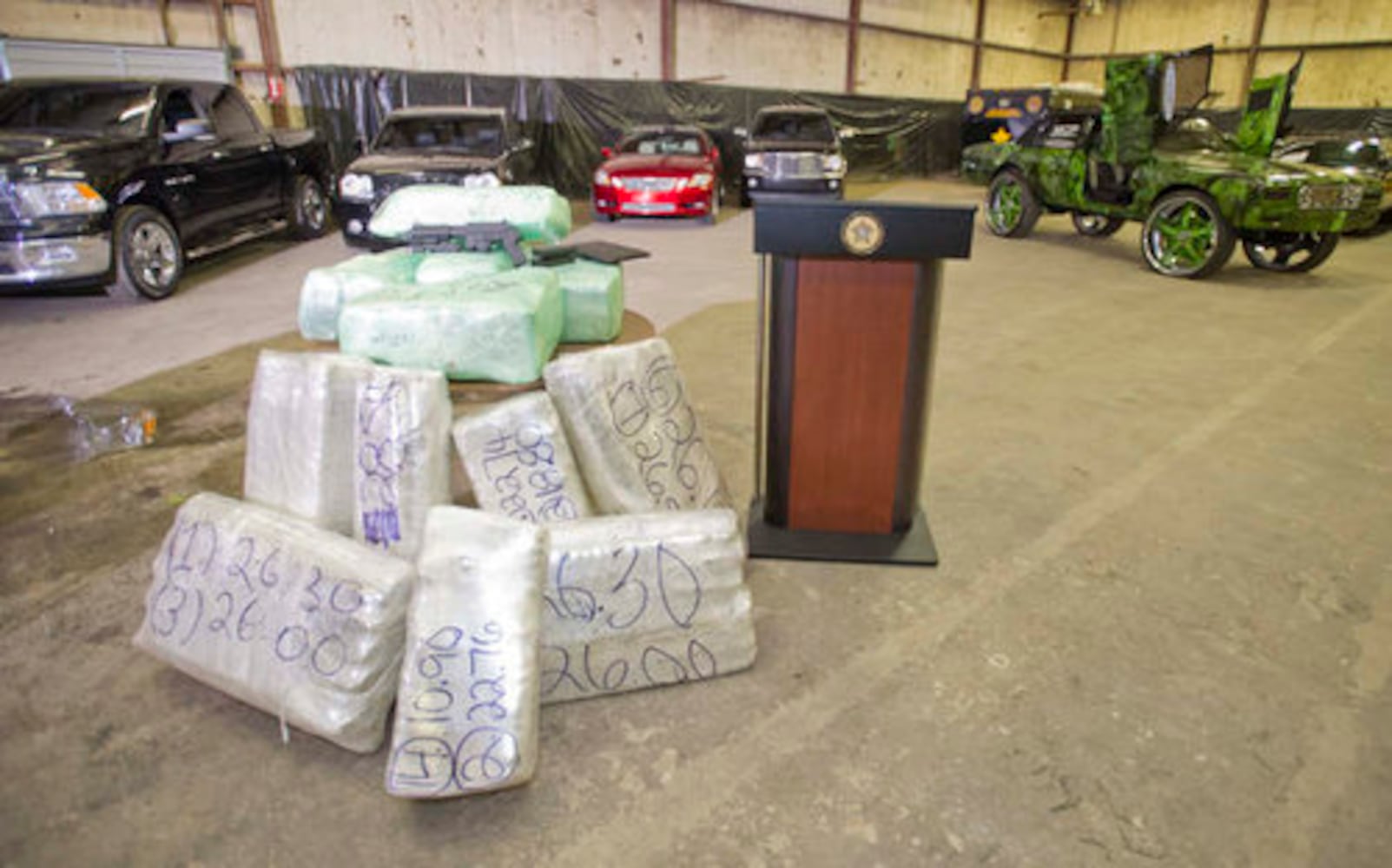 Hulk car seized in drug bust