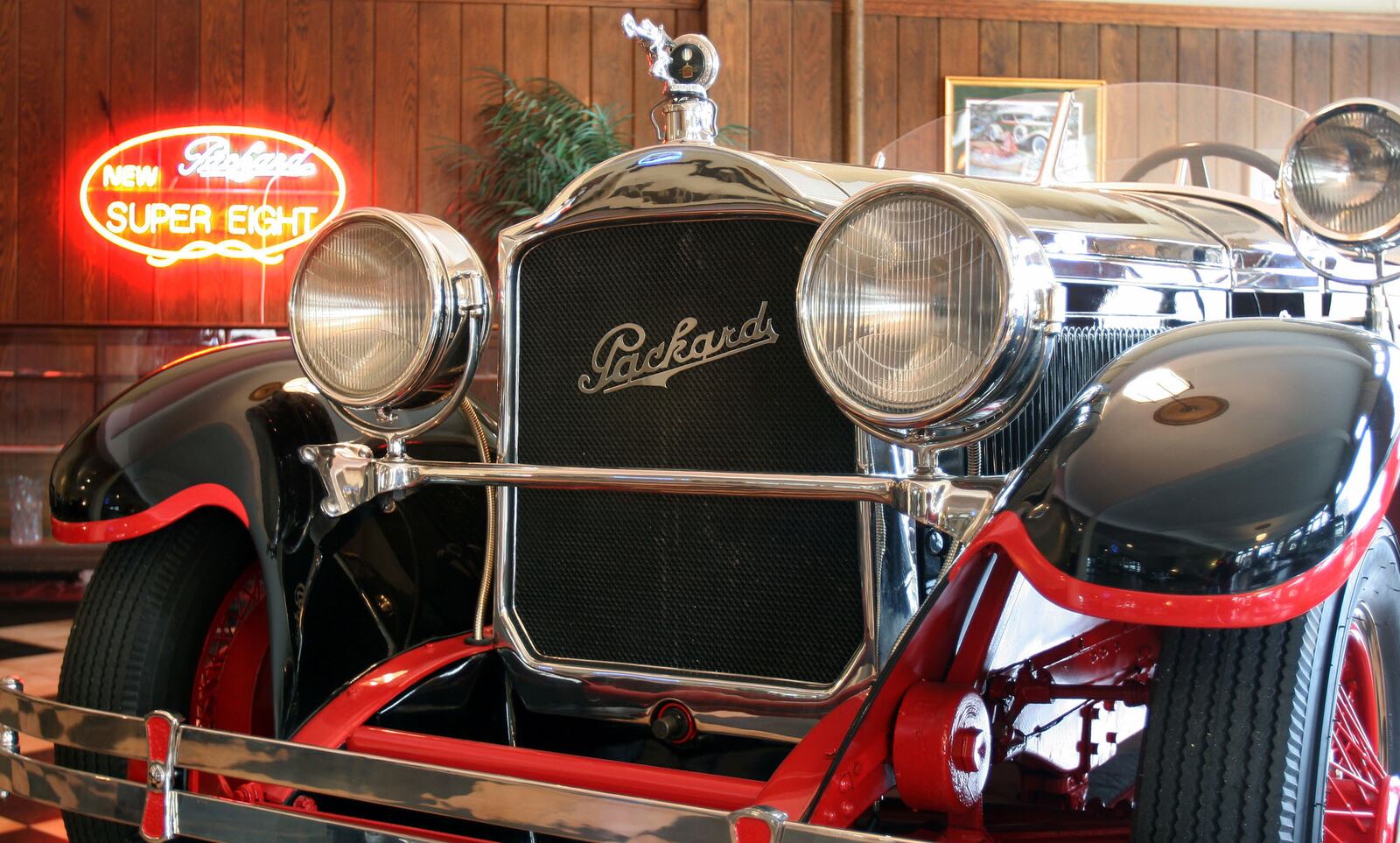 The 1927 Holbrook Torpedo Phaeton, part of the Custom Bodied Packard Exhibit at America's Packard Museum. Photo by Skip Peterson
