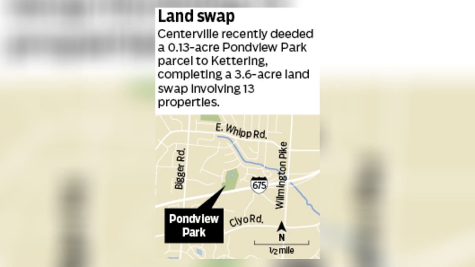 Pondview Park is one of more than 20 parks in Kettering and includes a marked nature trail, 1-acre stocked pond/fishing pier, records show. STAFF