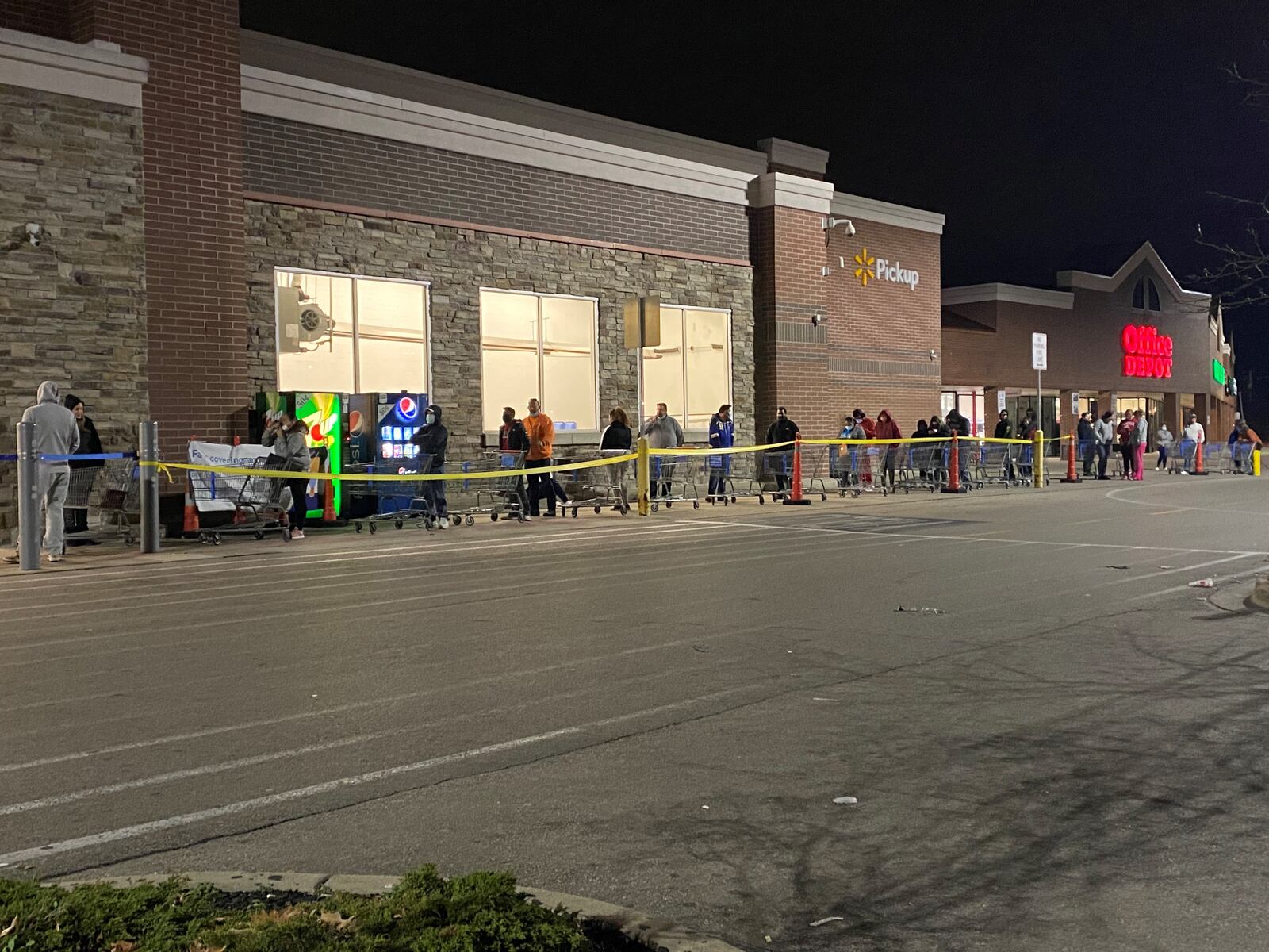 Line outside Beavercreek Walmart | Eileen McClory