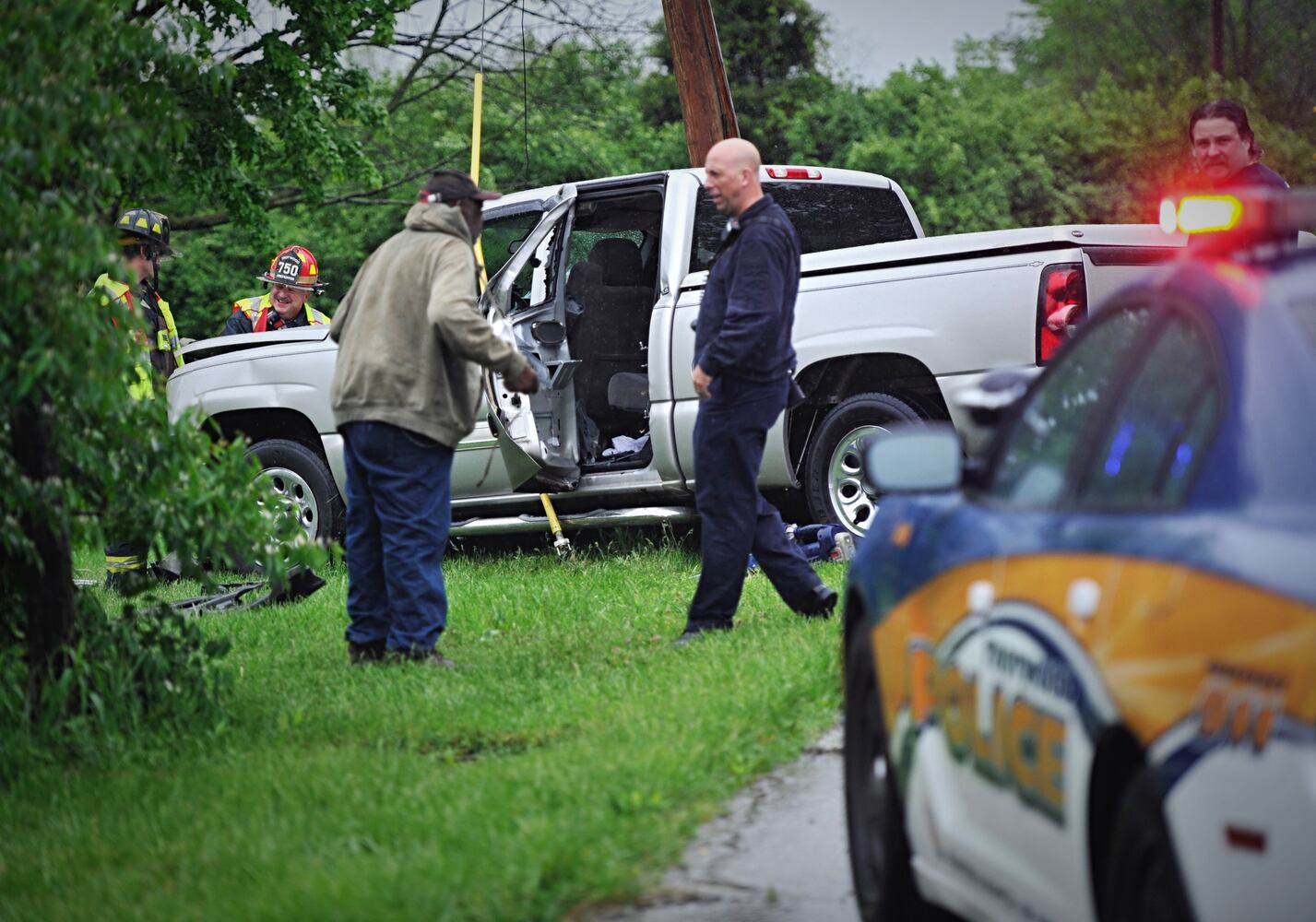 PHOTOS: 1 injured in Trotwood crash