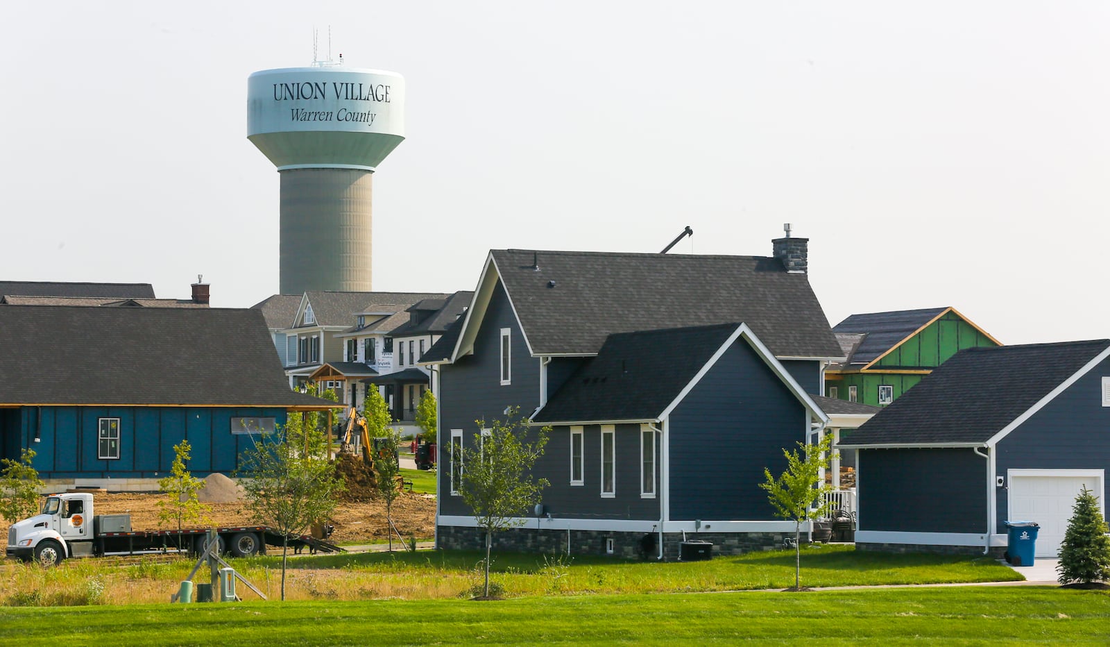 Warren County’s Union Village, located on Ohio 741 west of Lebanon in Turtlecreek Twp., is under way with more homes being built. The 1,230-acre master planned community is based on new urbanism which includes principles such as walkability, sustainability and quality of life and will be showcased Oct. 1-17 when Union Village hosts the 2021 Home Builders Association of Dayton Homearama. GREG LYNCH / STAFF