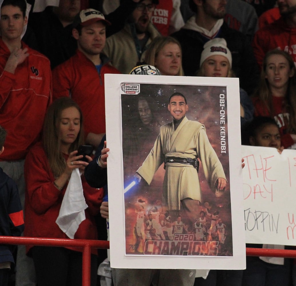 Photos: Signs at ESPN Gameday at Dayton