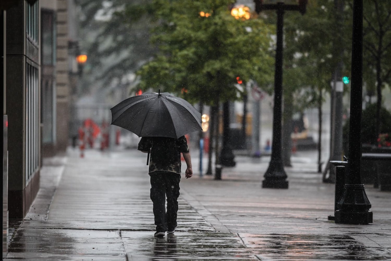 Fall rain soaks the Miami Valley on Monday