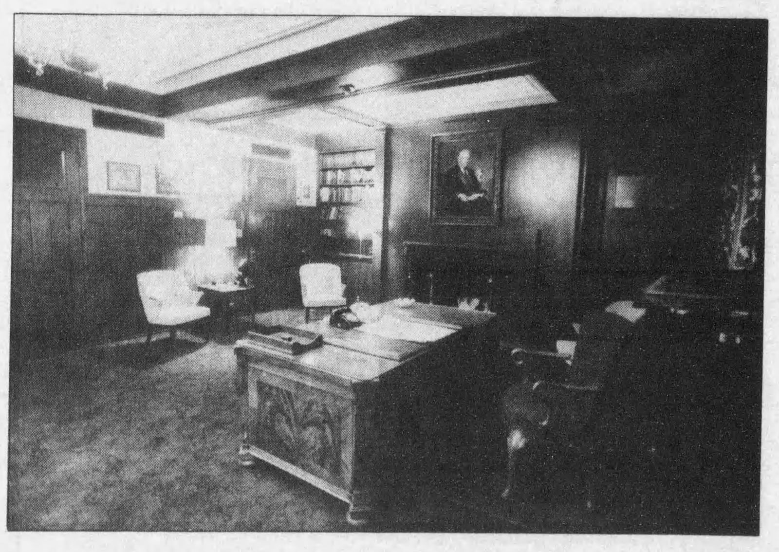 'The Governor's office' on the third floor of the newspapers office building.. DAYTON DAILY NEWS ARCHIVES.