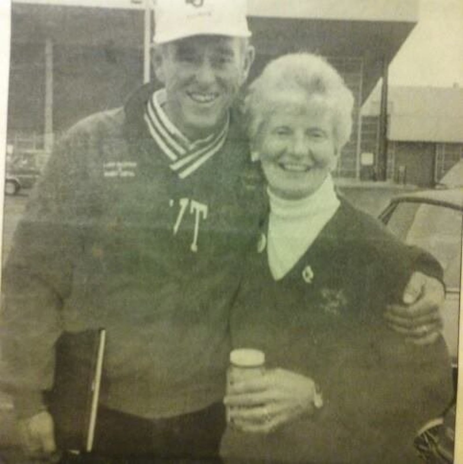 Former Carroll High School football coach Jim Spoerl and his wife Joanne. CONTRIBUTED PHOTO