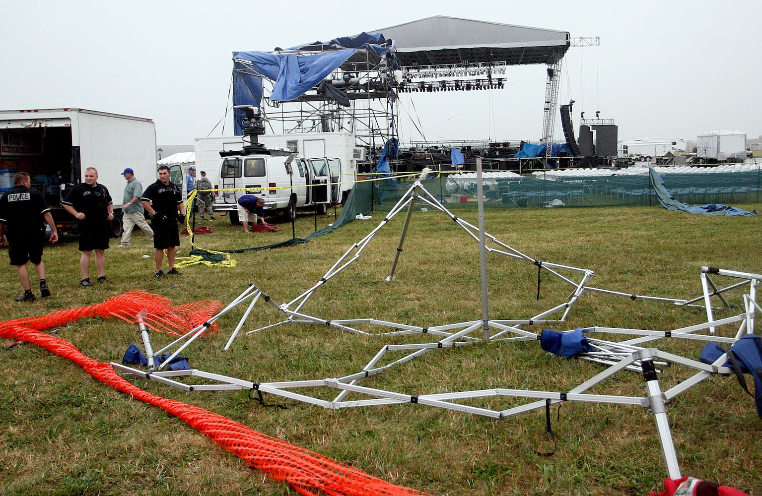 Photos showing damage of June 2012 derecho