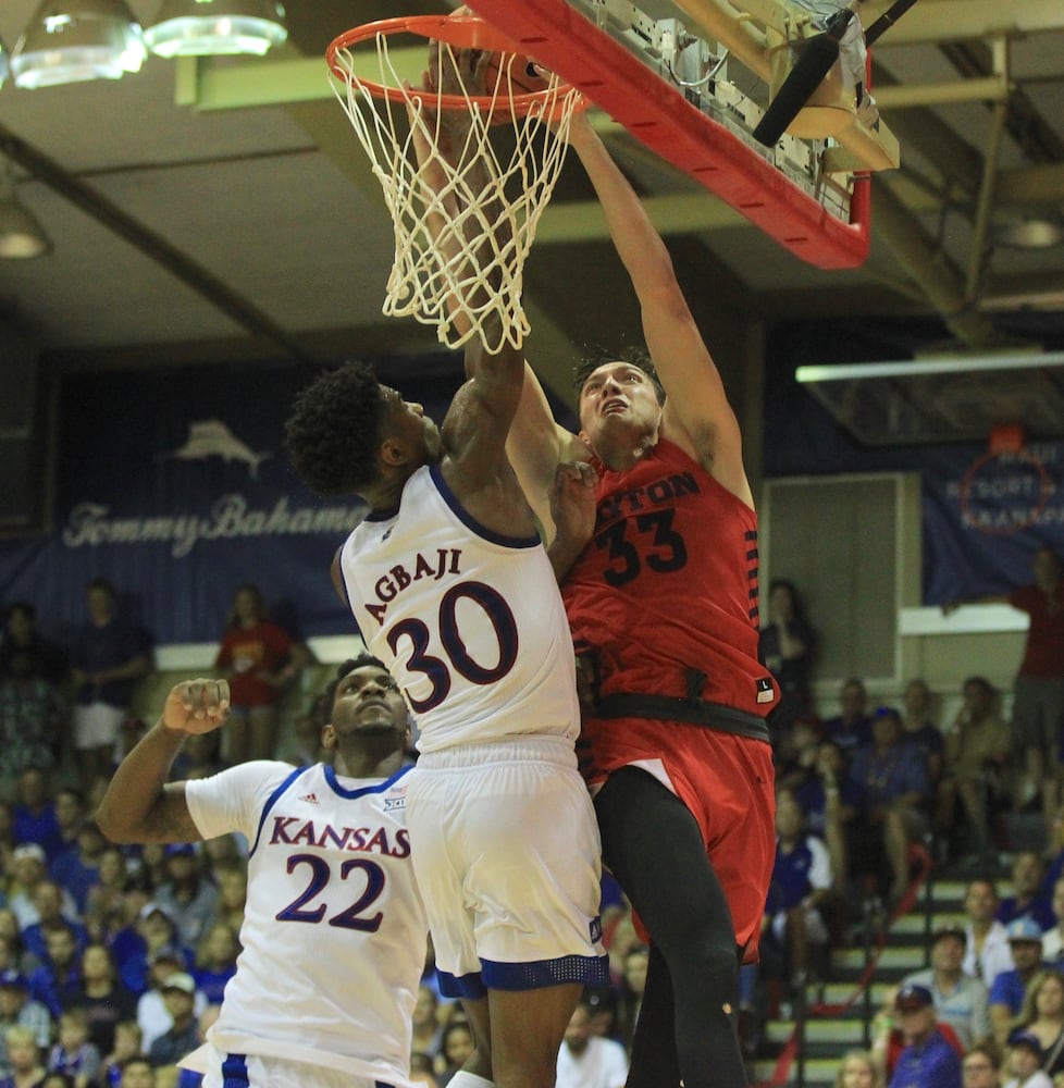 Photos: Dayton Flyers fall to Kansas in Maui Invitational