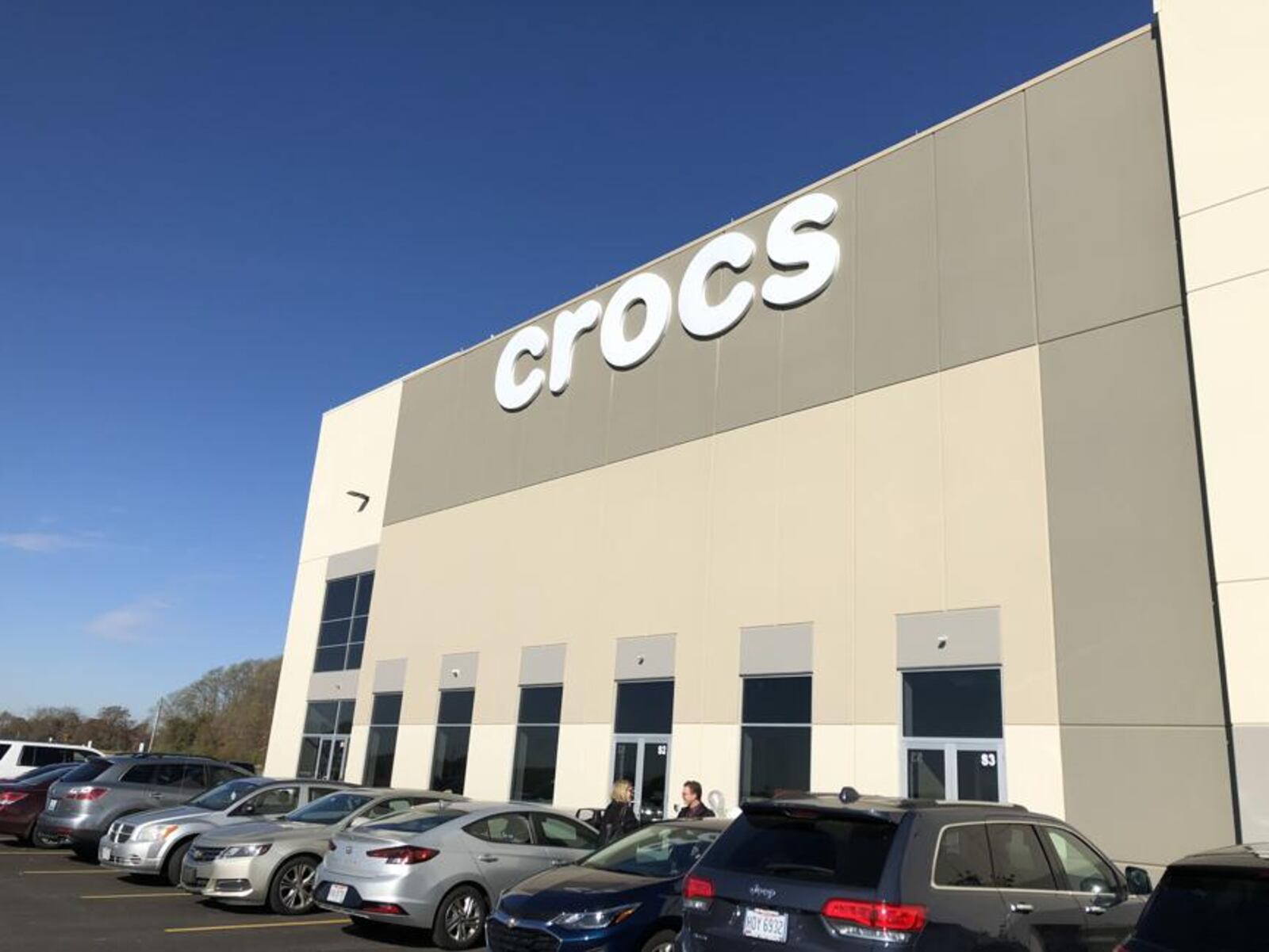 The Croc's distribution center near the Dayton International Airport.