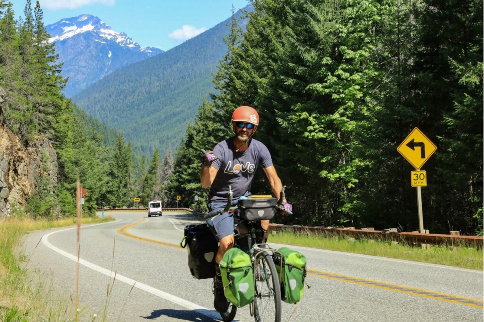 Tom Helbig Pedaling Good Vibes Around America - CONTRIBUTED