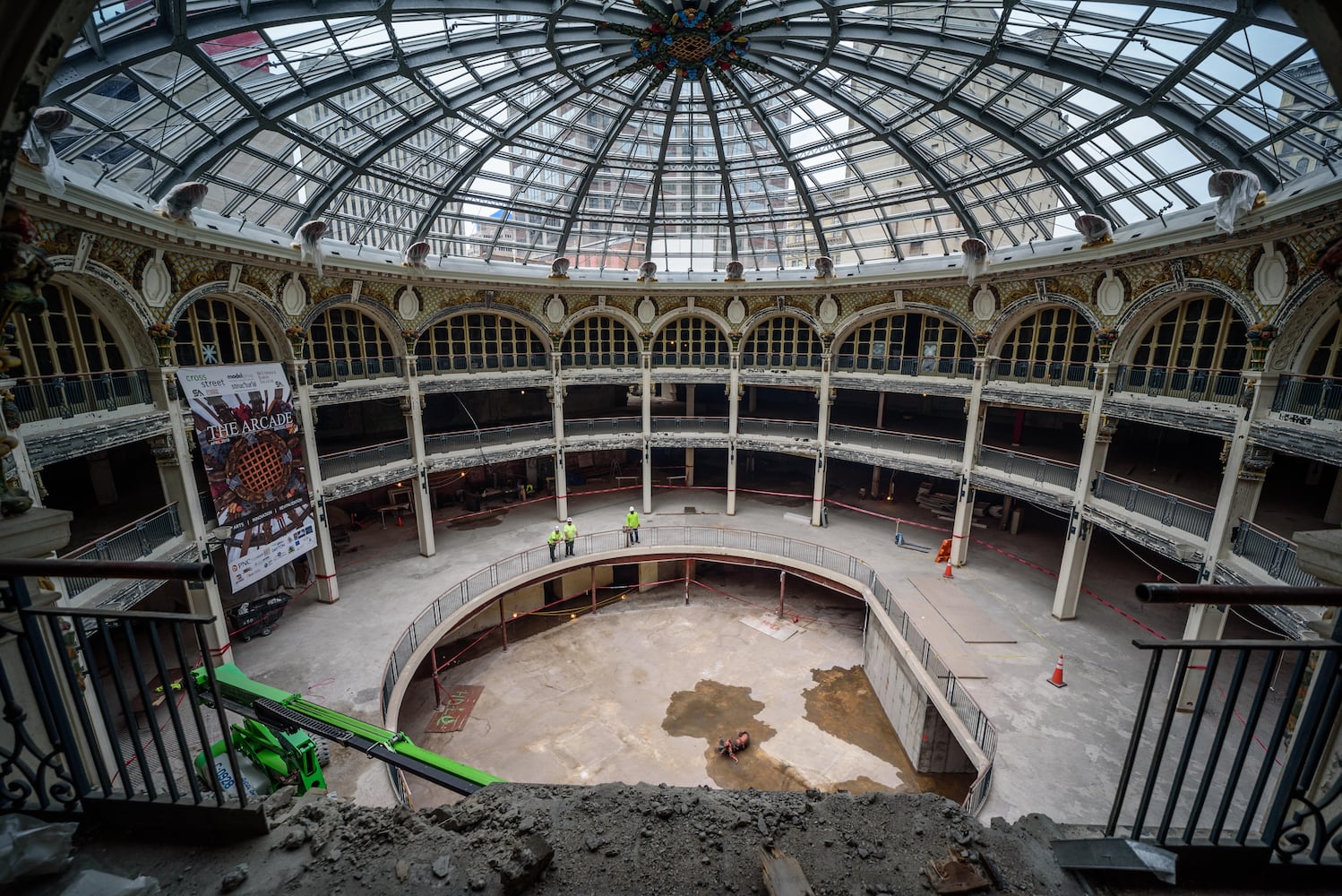 PHOTOS: The latest construction progress on the Dayton Arcade