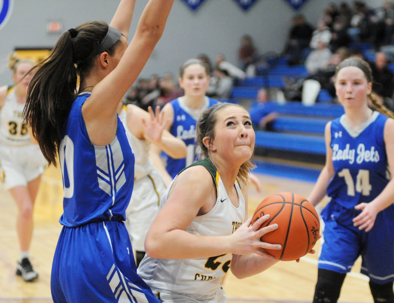 PHOTOS: Franklin Monroe vs. Troy Christian girls basketball