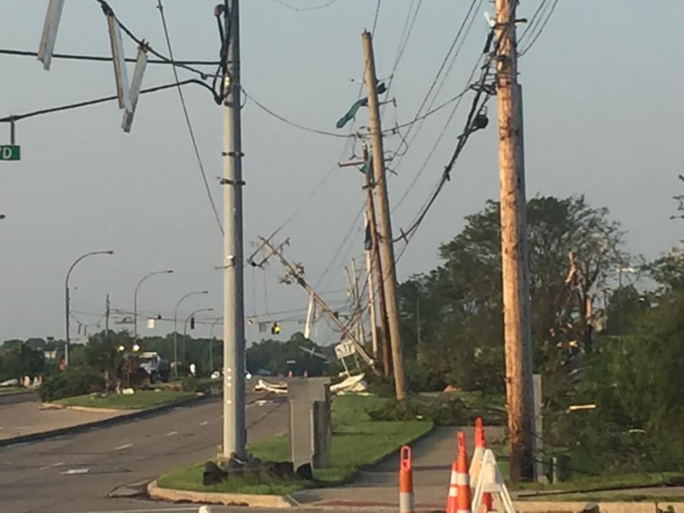 PHOTOS: Daylight reveals widespread damage from Monday storms