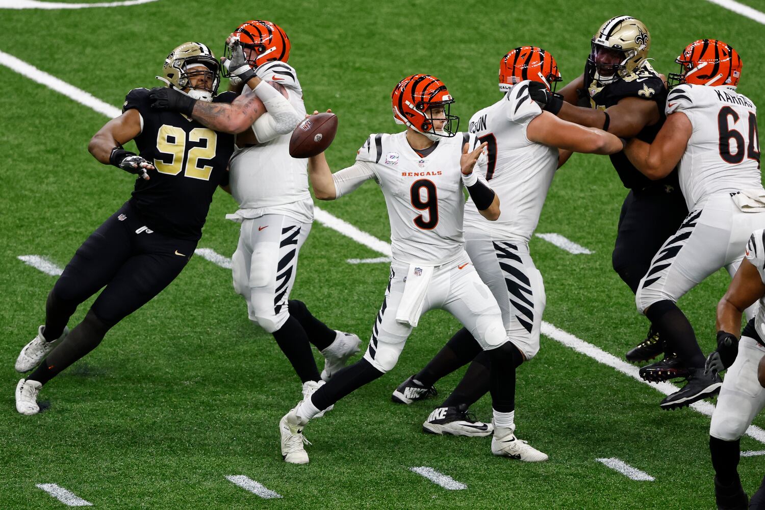 Bengals Saints Football